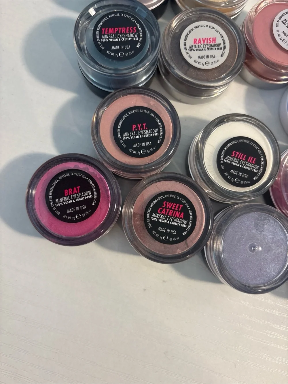 Concrete Minerals Eyeshadows Bundle.